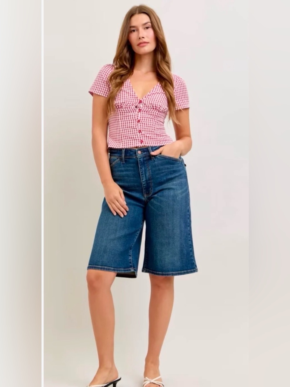 BNWT Judy Blue Dark Blue Denim Jorts